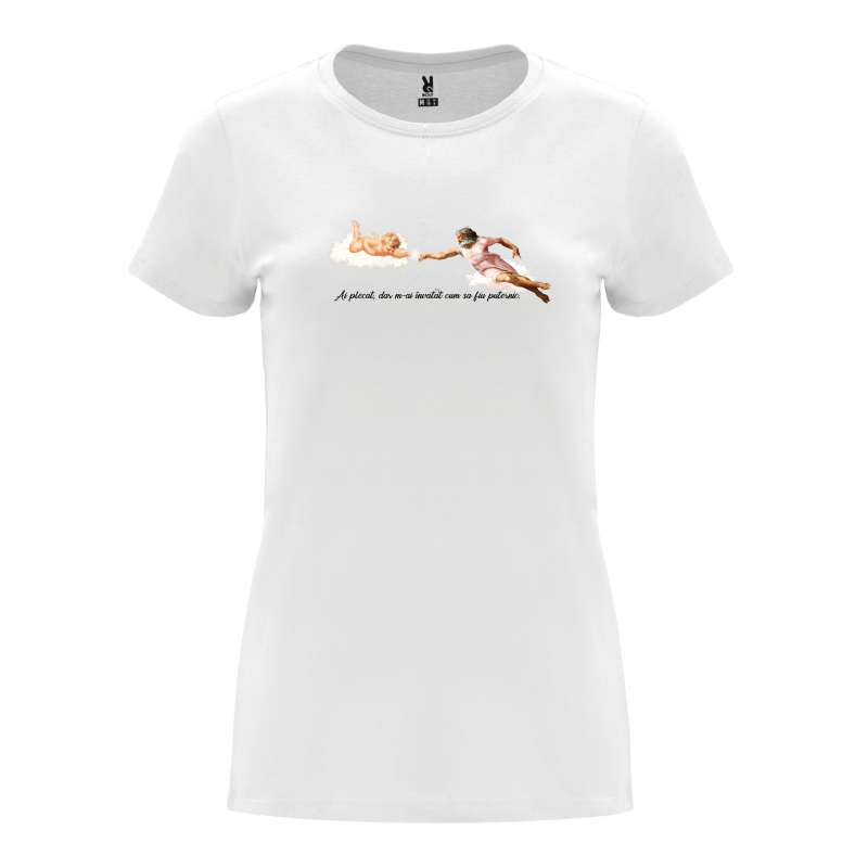 Tricou maneca scurta personalizat pentru femei Model 1